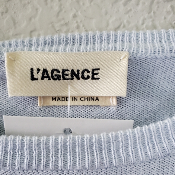 L'AGENCE cashmere blend knit sweater NWT - Picture 7 of 10